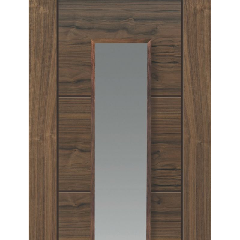 JB Kind Emral Walnut Pre-finished Internal Door (1981 x 838 x 35mm)