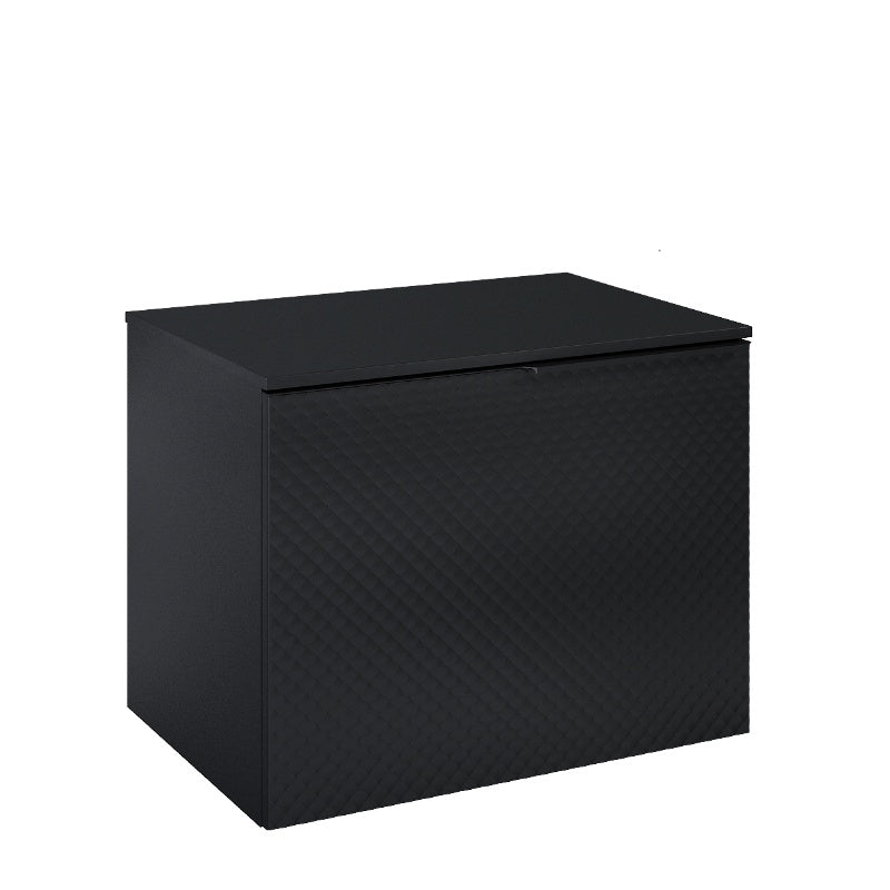 Aqua Glam 700mm Marble Effect Counter Top - Black 