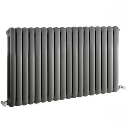 Aqua Bordeaux vertical radiator in anthracite, 1210mm x 600mm, featuring a sleek designer style.