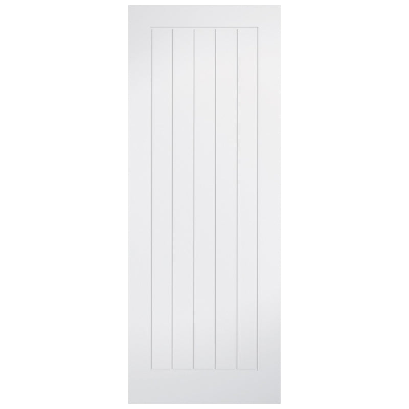 LPD Doors White Primed Mexicano FD60 Internal Fire Door - 1981 x 762 x 54mm (78" x 30")
