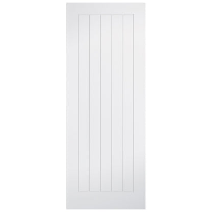 LPD Doors White Primed Mexicano FD60 Internal Fire Door - 1981 x 838 x 54mm (78" x 33")
