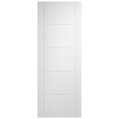 LPD Doors White Primed Vancouver FD60 5 Panel Internal Fire Door - 1981 x 762 x 54mm (78" x 30")
