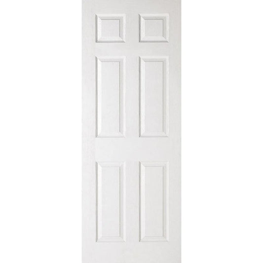 Image for LPD Textured 3 Panel White Moulded - 78In x 21In x 35mm (1981 x 533mm)