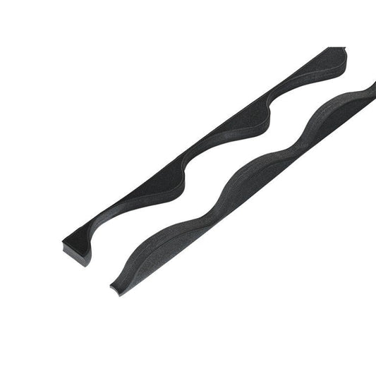 Fillers to Fit 41/1000 Cladco Tileform Profile Supaseal (25mm) Black with 6mm Base (Pack of 2)