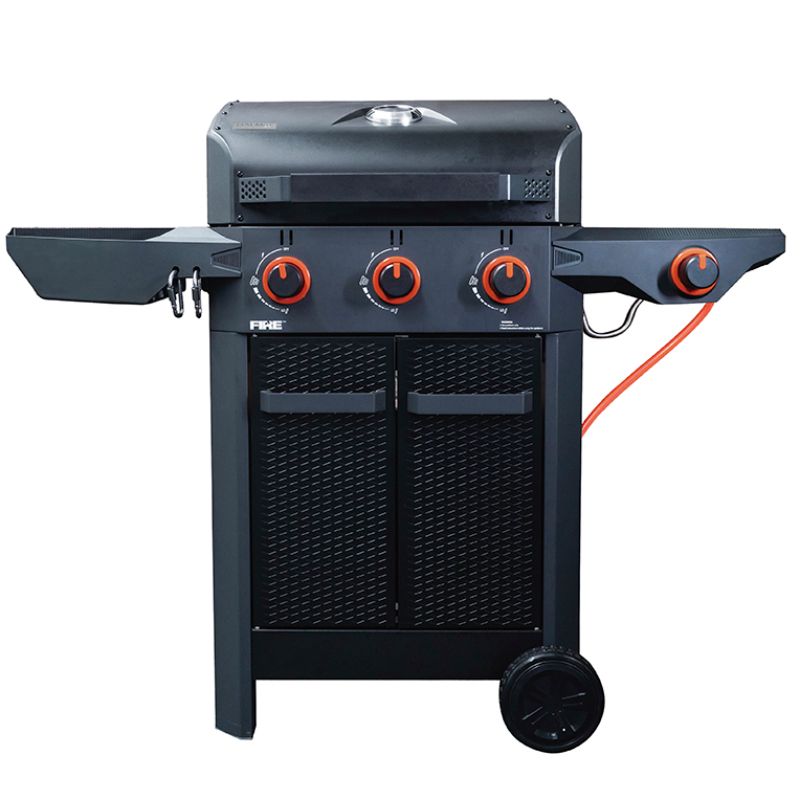 Halmo Fire 3B Cart with Side Burner