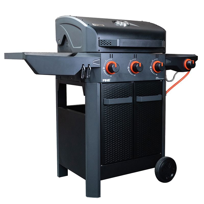 Halmo Fire 3B Cart with Side Burner