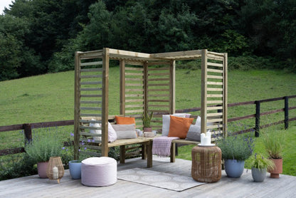 Firenze Corner Arbour 197 x 180 x 180cm