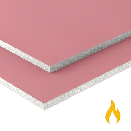 Fire Resistant Plasterboard Tapered Edge 2.4m x 1.2m x 12.5mm (42 Sheets Per Pallet)