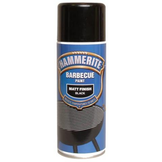 Hammerite BBQ Aerosol - Matt Black x 400ml