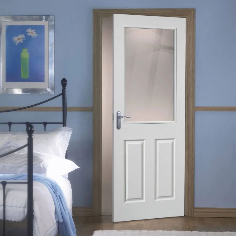 Image for LPD Textured 2 Panel 1 Lite Glazed - 78In x 33In x 35mm (1981 x 838mm)