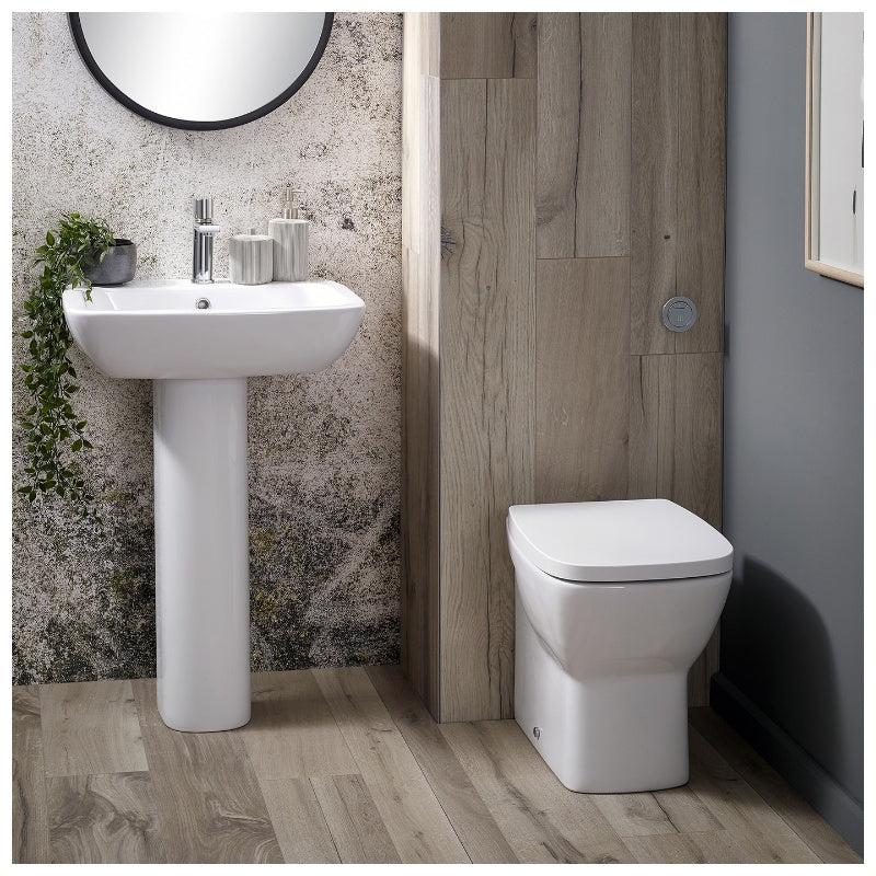 Aqua Piccolo Back to Wall Cloakroom Suite