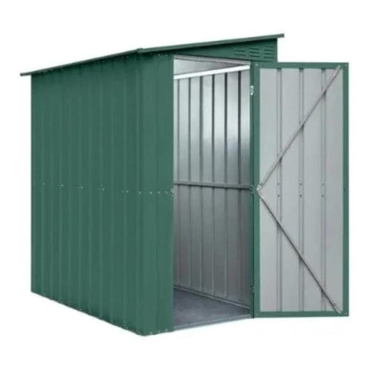Globel Lean-To Metal Garden Shed - All Sizes