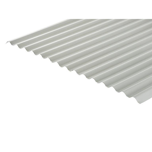 Cladco Corrugated 13/3 Profile PVC Plastisol Coated 0.7mm Metal Roof Sheet Goosewing Grey - All Sizes