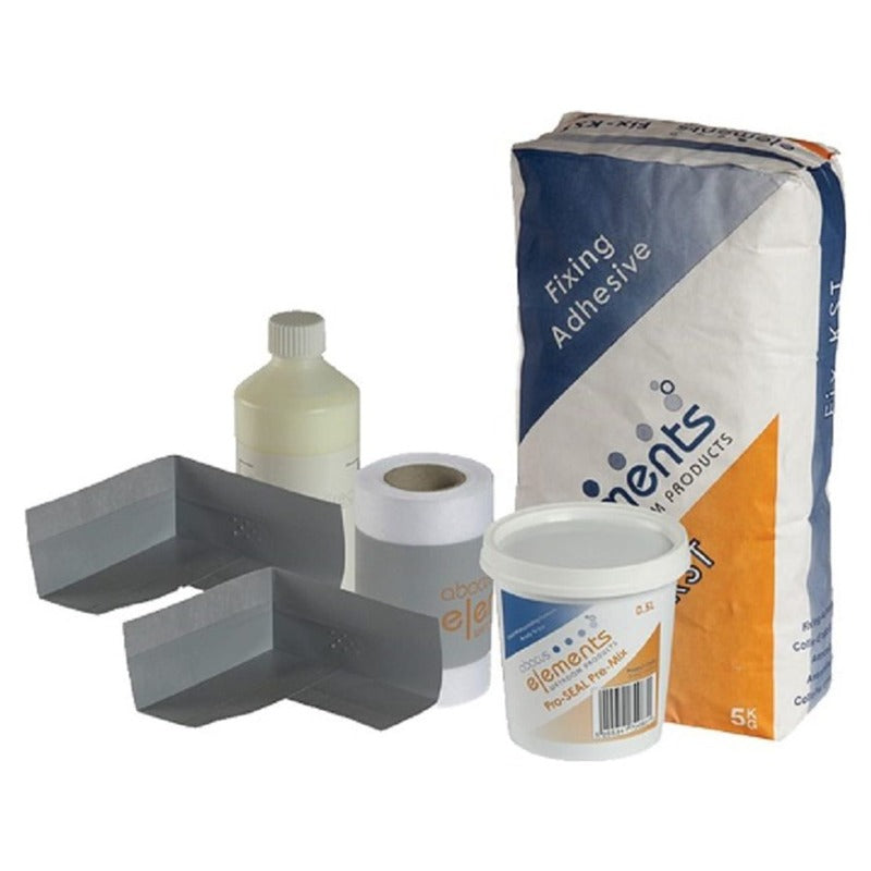 Abacus Waterproof Shower Tray Installation Kit - Square Waste