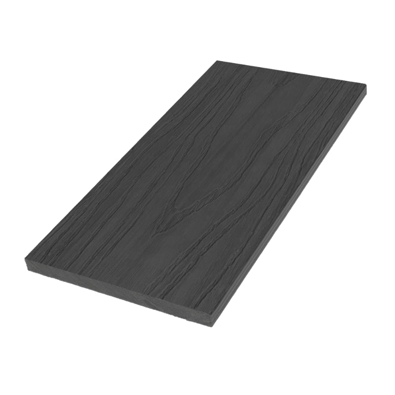 DDecks Duro360 composite fascia board in graphite, measuring 140mm x 11mm x 2.5m, featuring a wood-grain texture.