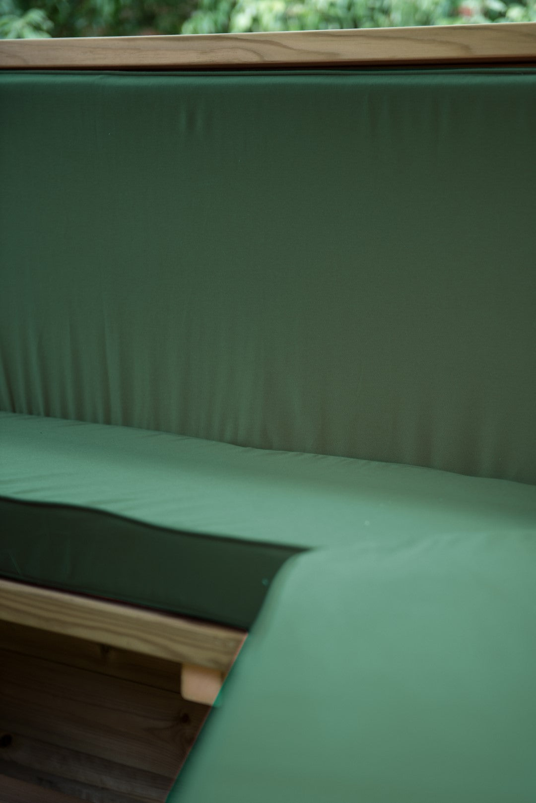 Image for Forest 4.7m Hexagonal Wooden Garden Gazebo with Timber Roof - Furnished (Green)