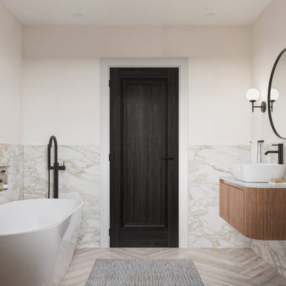 JB Kind Haddon Black Laminate Internal Door - All Sizes