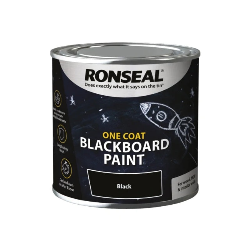 Ronseal One Coat Blackboard Paint x 250ml