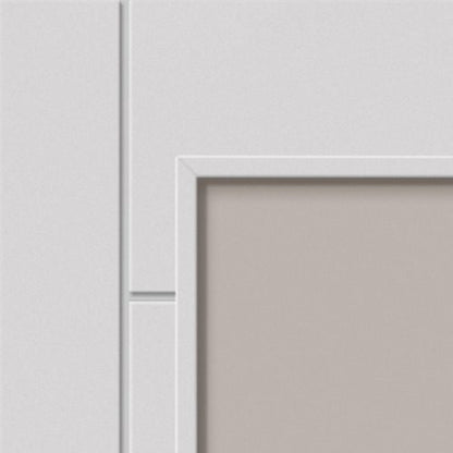 JB Kind Palomino White Primed Glazed Internal Door - All Sizes