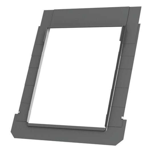 Keylite slate flashing in grey, available in sizes 550mm x 780mm, 550mm x 980mm, and 550mm x 1180mm.