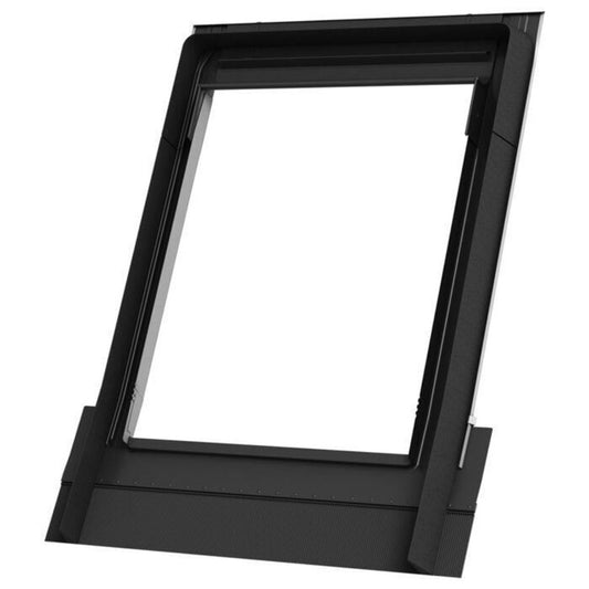 Keylite tile flashing in black, compatible with various tile sizes, designed for durable roofing solutions.