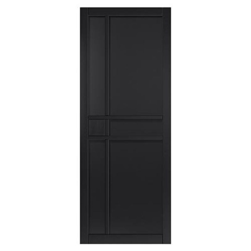 JB Kind City Black Painted Internal Door - 1981 x 610 x 35mm (78 x 24in)