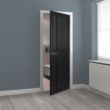 JB Kind City Black Painted Internal Door - 1981 x 686 x 35mm (78 x 27in)