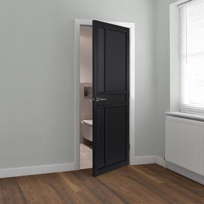 JB Kind City Black Painted Internal Door - 1981 x 686 x 35mm (78 x 27in)