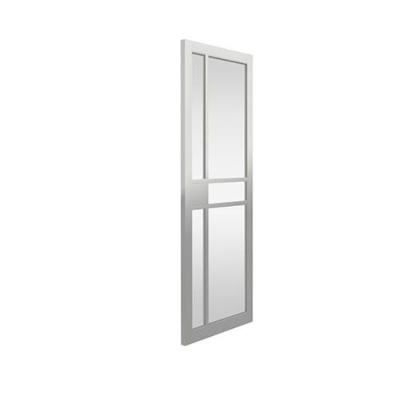 JB Kind City White Painted Clear Glazed Internal Door - 1981 x 838 x 35mm (78 x 33in)