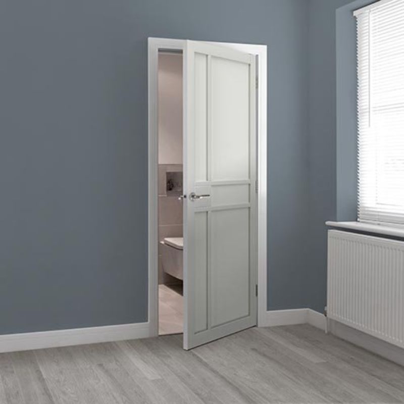 JB Kind City White Painted Internal Door - 1981 x 686 x 35mm (78 x 27in)