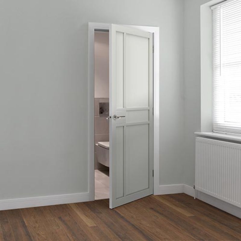 JB Kind City White Painted Internal Door - 1981 x 610 x 35mm (78 x 24in)