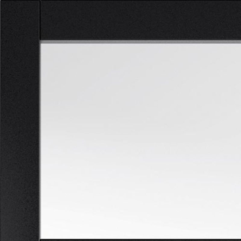 JB Kind Metro Black Painted Clear Glazed Internal Door - 1981 x 838 x 35mm (78 x 33in)