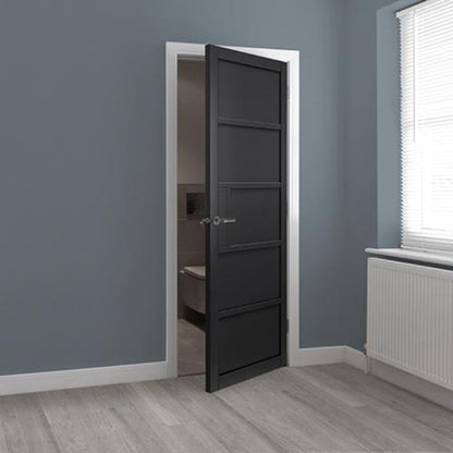 JB Kind Metro Black Painted Internal Door - 1981 x 838 x 35mm (78 x 33in)