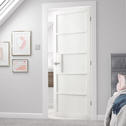 JB Kind Metro White Painted Internal Door - 1981 x 610 x 35mm (78 x 24in)