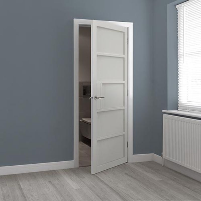 JB Kind Metro White Painted Internal Door - 1981 x 838 x 35mm (78 x 33in)