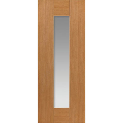 JB Kind Axis Oak Glazed Pre-Finished Internal Door 1981 X 686 X 35mm