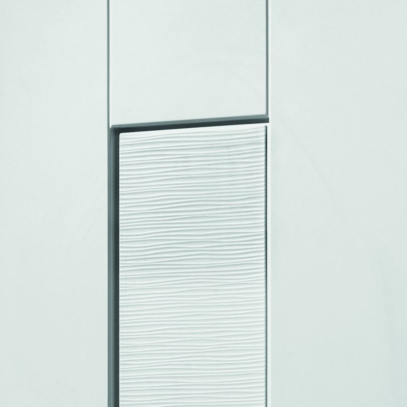 JB Kind Axis Ripple White Primed Internal Door - 1981x686x35mm