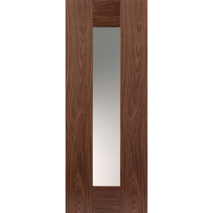 JB Kind Axis Walnut Glazed Pre-Finished Internal Door 1981 X 686 X 35mm