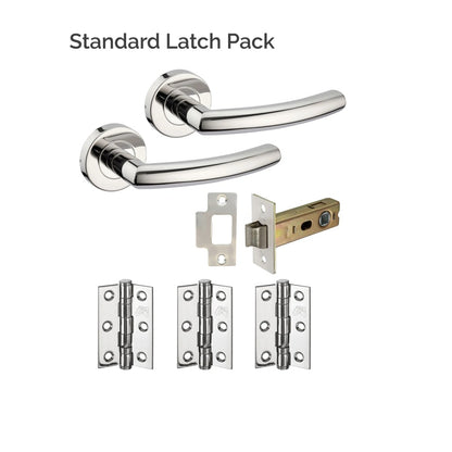 JB Kind Raven Polished Steel Latch Pack