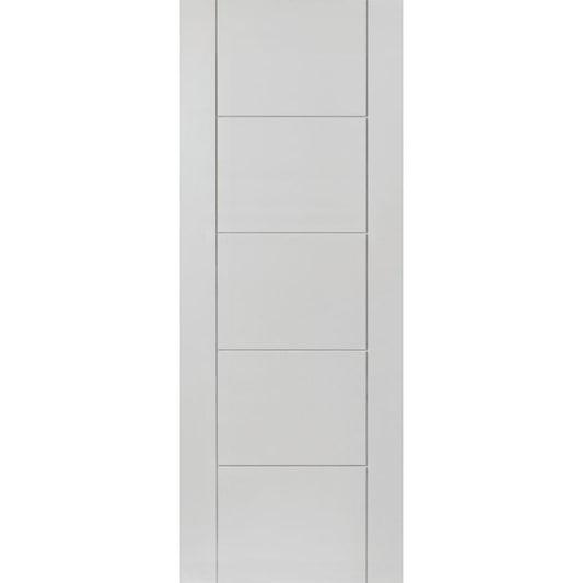 JB Kind River White Modern Tigris Pre-Finished Internal Door-78in x 27in x 35mm (1981 x 686mm)