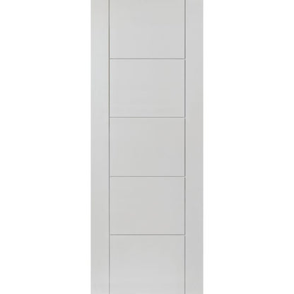 JB Kind River White Modern Tigris Pre-Finished Internal Fire Door-78in x 33in x 44mm (1981 x 838mm)
