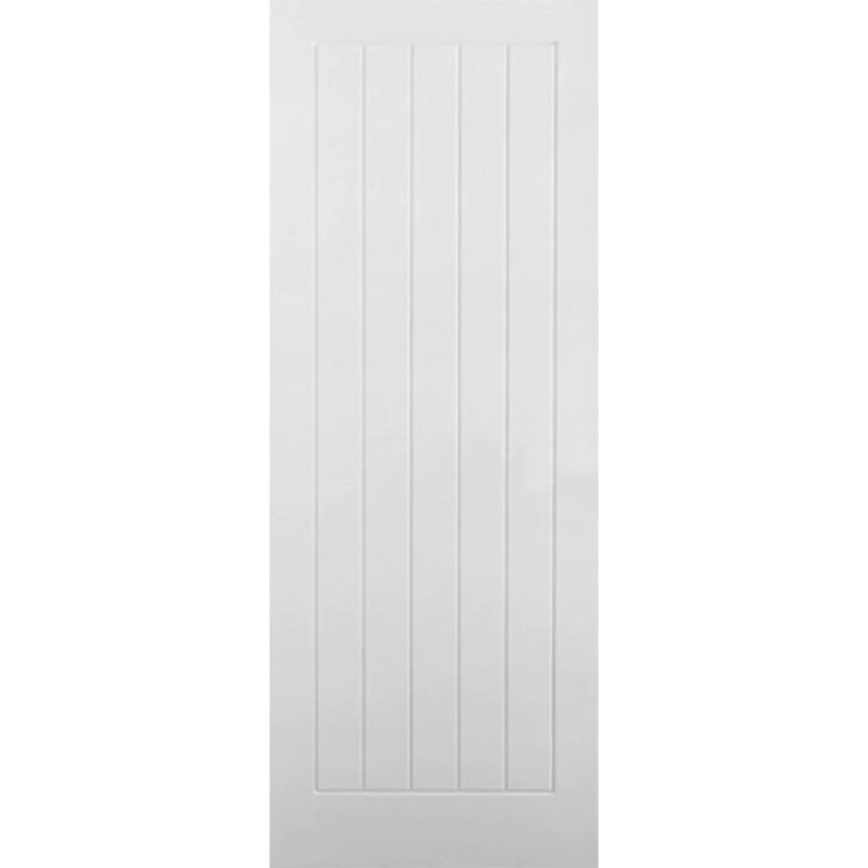 Image for LPD Textured Vertical 5 Panel Fire Door White - 78In x 27In x 35mm (1981 x 686mm)