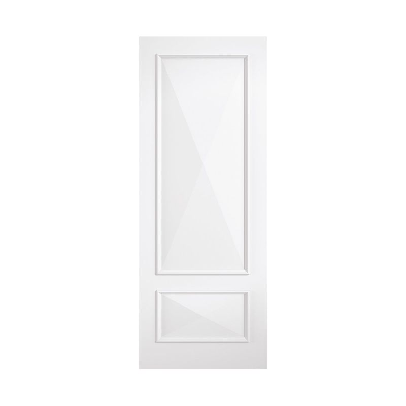 LPD Knightsbridge White Primed 2 Panel Internal Fire Door - 78in x 30in (1981 x 762mm)
