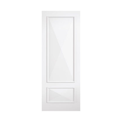 LPD Knightsbridge White Primed 2 Panel Internal Fire Door - 78in x 33in (1981 x 838mm)
