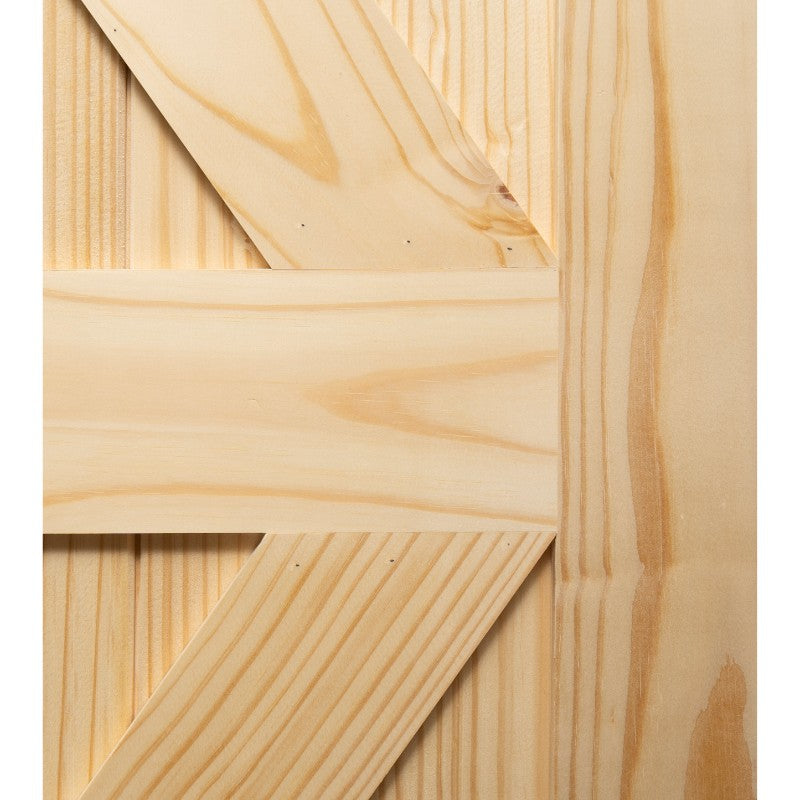 Knotty Pine Unfinished Internal Barn Door 42" 2134 x 1067mm