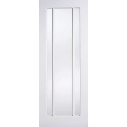 LPD Lincoln White Primed 3 Glass Internal Door-80.3in x 28.6in x 40mm (2040 x 726mm)