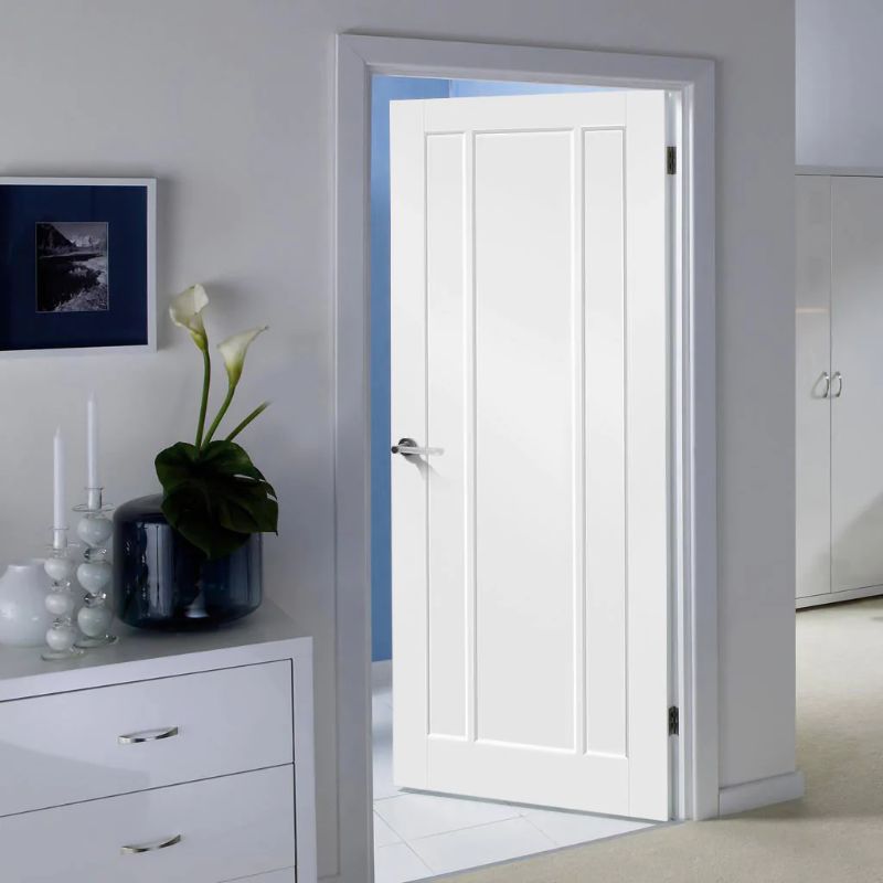 LPD Lincoln White Primed Composite 3 Panel Internal Door-80.3in x 24.6in x 40mm (2040 x 626mm)