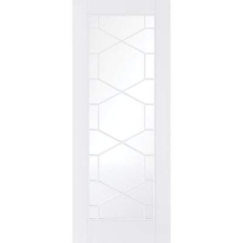 LPD Orly White Primed Glazed Light Panels Interior Door - 1981mm x 762mm
