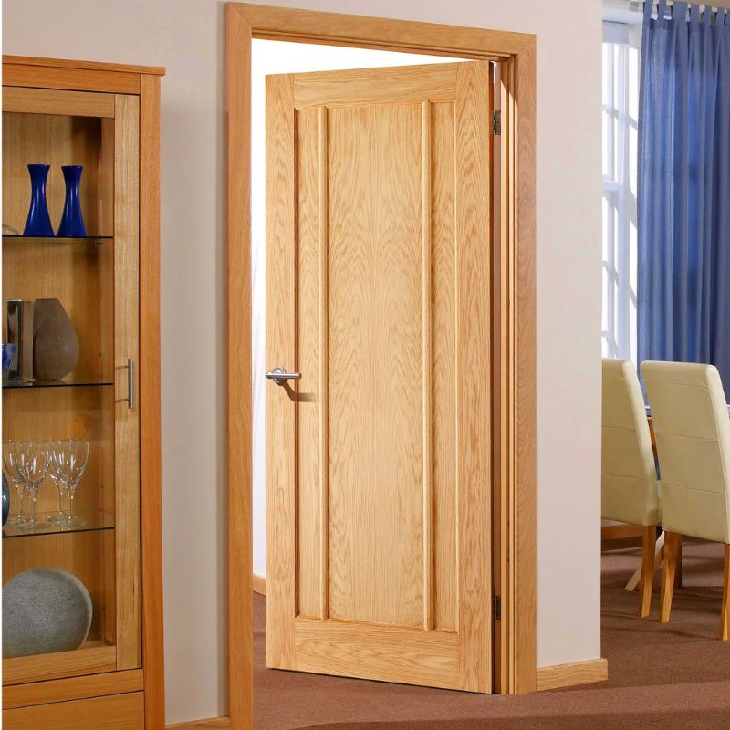 LPD Lincoln Oak 3 Panel Internal Door-2040 x 526 x 40mm (80.3 x 20.7in)