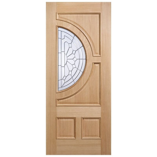 LPD Oak Empress External Door-78in x 33in x 44mm (1981 x 838mm)